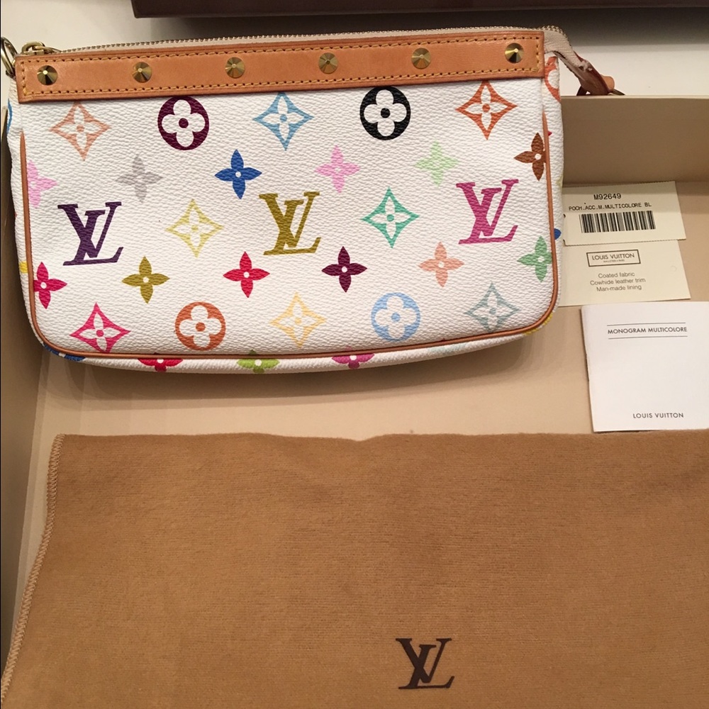 Louis Vuitton multicolor zip pouch